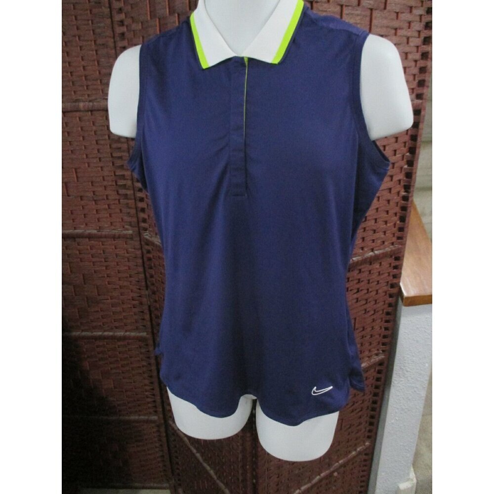 Women's Nike Golf Sleeveless Shirt Size Medium Athletic
